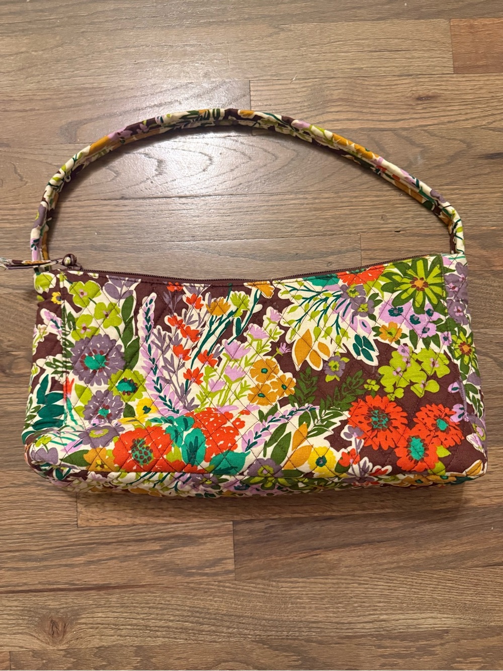 Vera Bradley Quilted Shoulder Baguette Purse